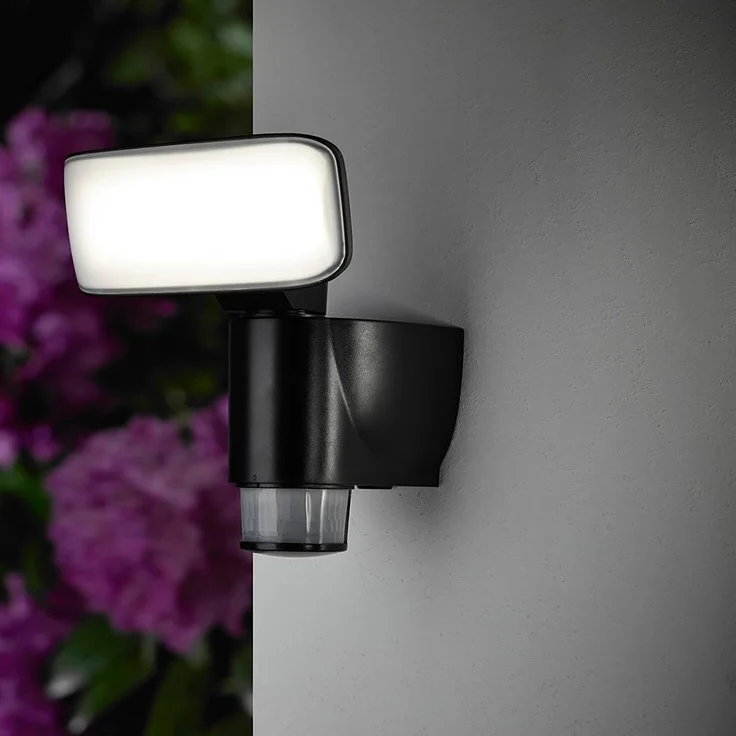 MeLiTec LED Außen-Wandleuchte MeLiTec Robotik LED Außenwandleuchte, Bewegungsmelder & Nachverfolgung, 10 m Bewegungsmelder Reichweite, 270 ° Bewegungsmelder Erfassungswinkel, Einschaltdauer 180 s, LED fest integriert, neutralweiß, Follow me Funktion – Bild 5