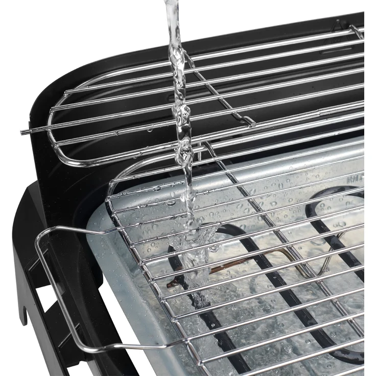 2in1 Standgrill & Tischgrill mit Grillzange 40x25cm, 2200Watt – Bild 8