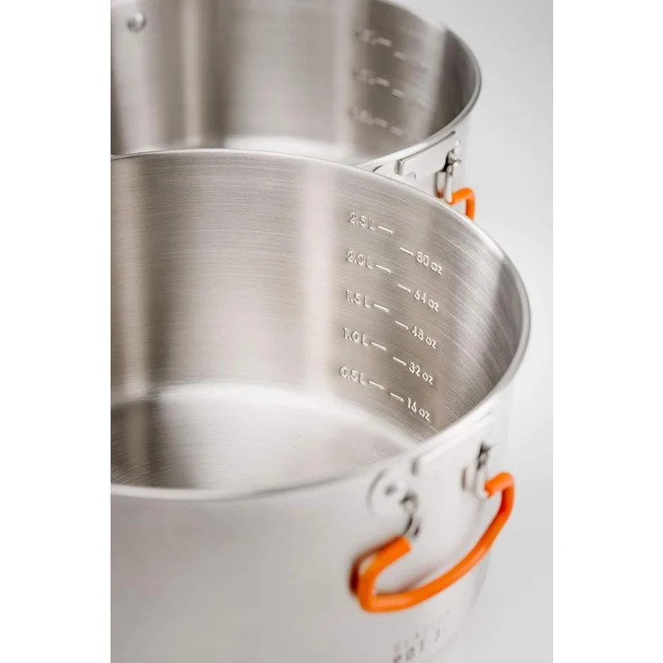 GSI Outdoors 68183 Set Edelstahl Silber Orange Silikon Edelstahl – Bild 7