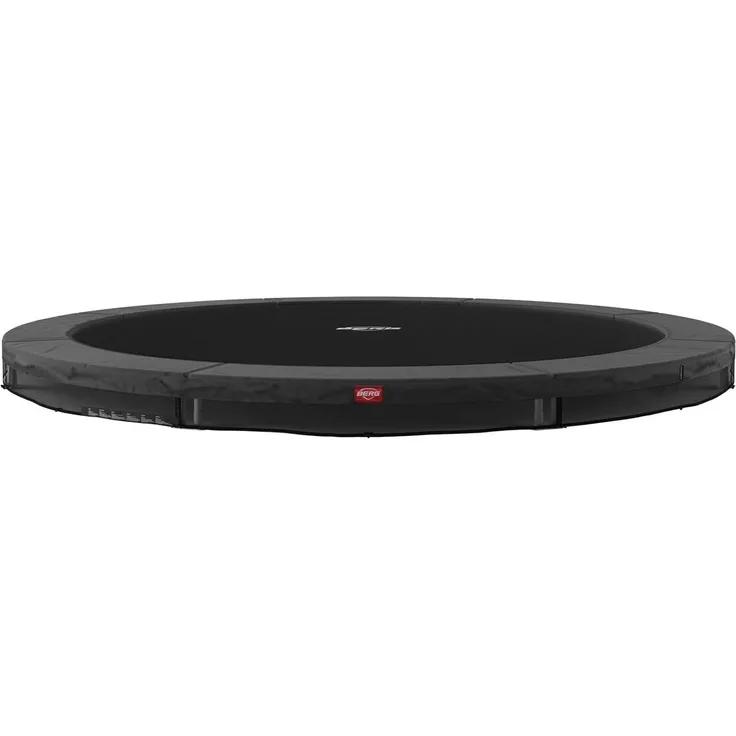 BERG Trampolin InGround rund 200 cm grau ohne Netz Favorit Sports