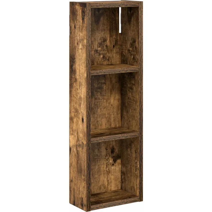 vidaXL Badezimmer-Wandschrank Geräucherte Eiche 20 x 10 x 60,5 cm 889291 – Bild 2