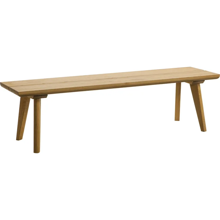 Bank HASENA Oak-Bianco BHT 140 x 38 x 37 cm braun