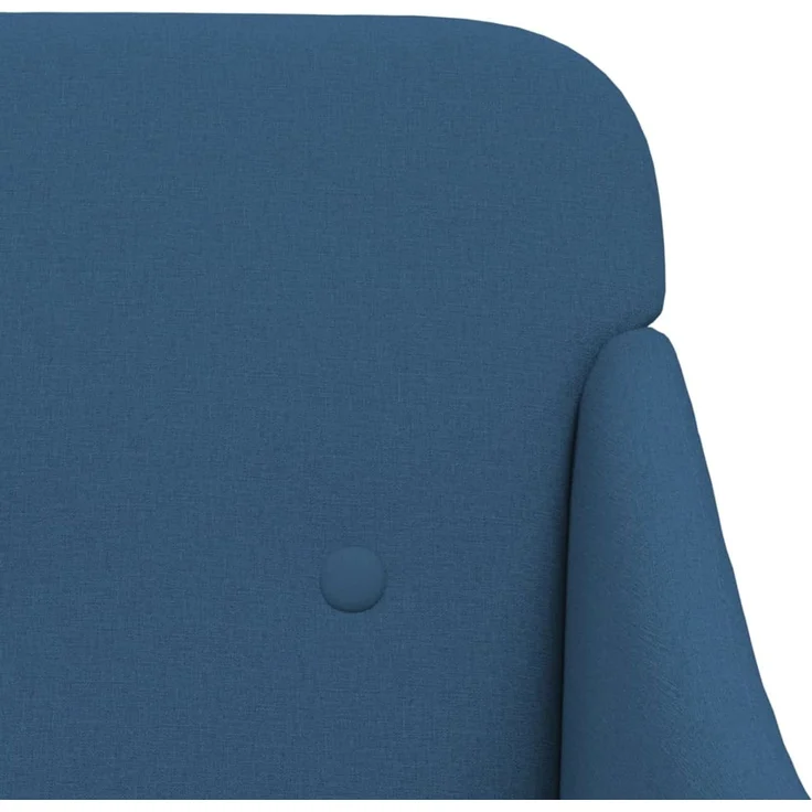Sessel wohnzimmer, Relaxsessel Blau 63x76x80 cm Stoff – Bild 6