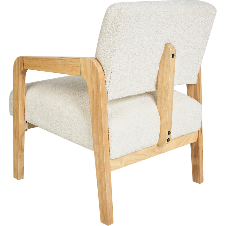Sessel HJO Bouclé Cremeweiß – Bild 6