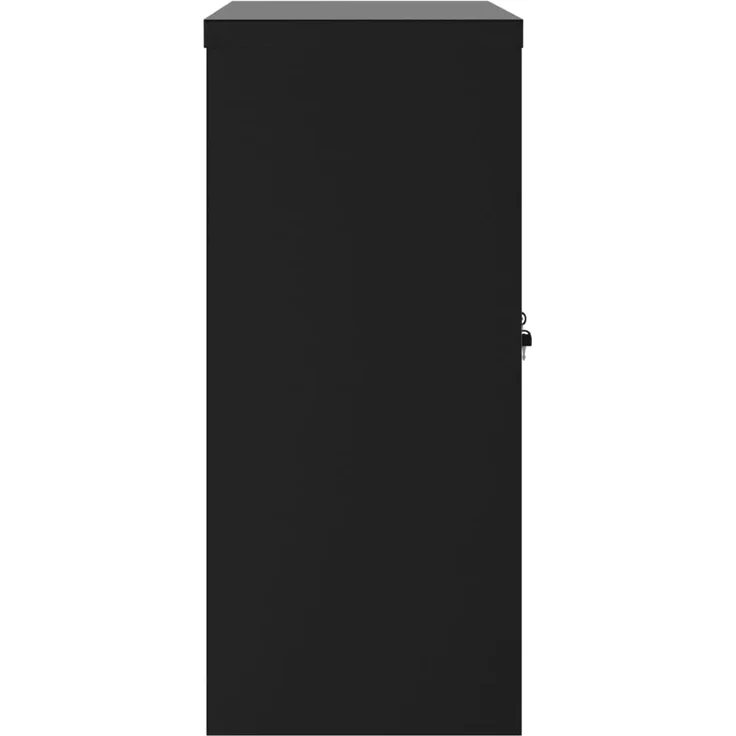 vidaXL Aktenschrank Schwarz 90x40x90 cm Stahl 339730 – Bild 4