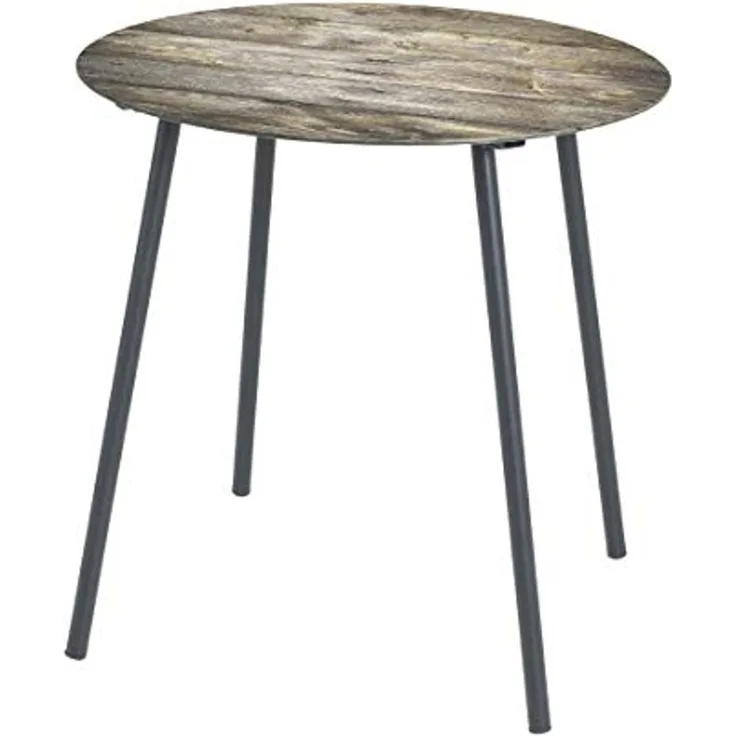 Beistelltisch Peter / Parkett 40, Schwarz, Holzfarben