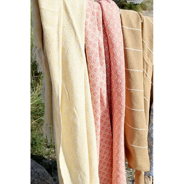 Chic Antique Decke Plaid Kuscheldecke Wohndecke 150x130cm Muster Melone 16110035 – Bild 3