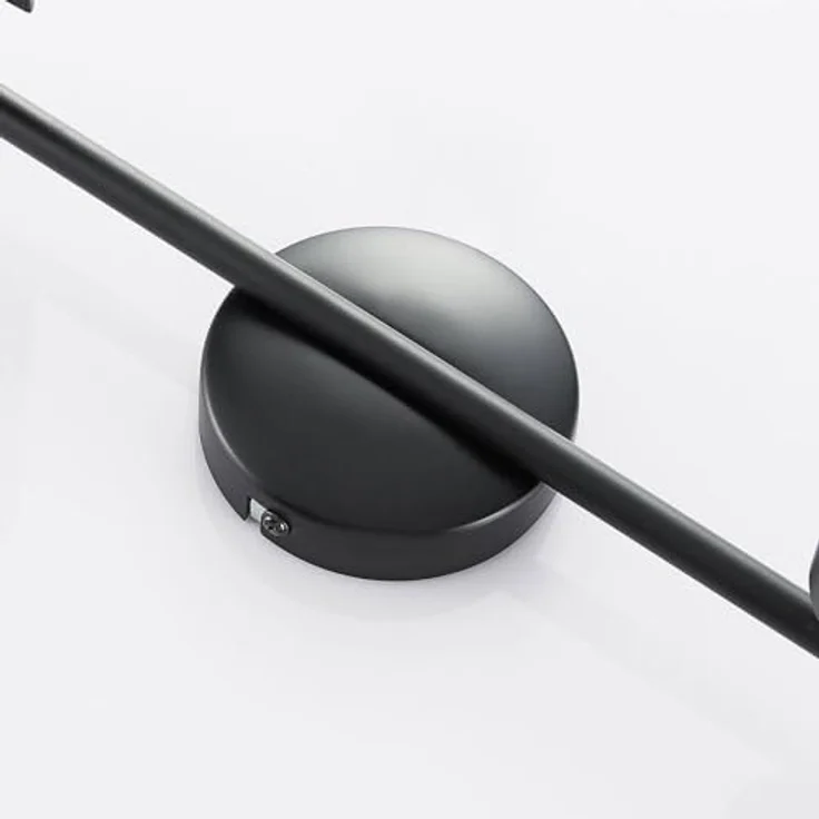 Lindby Camille LED Deckenlampe, 2-flammig, moderne Deckenleuchte in Schwarz aus Metall für Wohnzimmer und Esszimmer – Bild 5