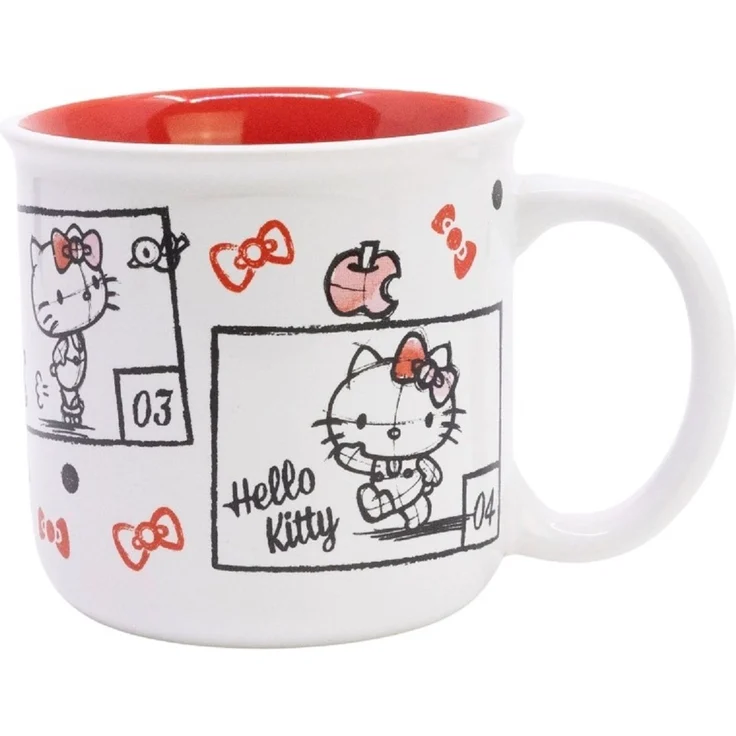 Hello Kitty Geschenkset Trinkflasche und Kaffeebecher 2-teilig – Bild 3