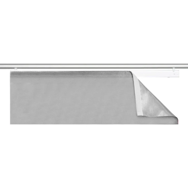 HOME WOHNIDEEN Schiebegardine ERGIN (1 St), Paneelwagen, transparent, HxB: 245x60, Schiebevorhang Bambusoptik versteift – Bild 1