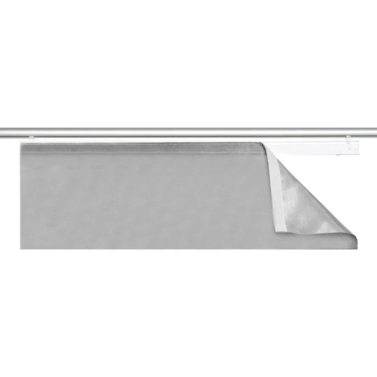 HOME WOHNIDEEN Schiebegardine ERGIN (1 St), Paneelwagen, transparent, HxB: 245x60, Schiebevorhang Bambusoptik versteift