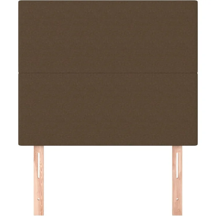 vidaXL Kopfteile 2 Stk. Dunkelbraun 80x5x78/88 cm Stoff 3116029 – Bild 3