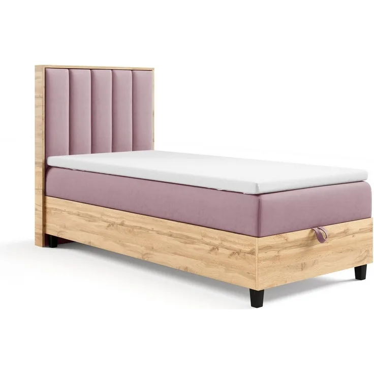 Best for Home Boxspringbett mit Bettkasten Trinity K-10 PLATE SINGLE inkl inkl. 7 cm Topper (70x200 80x200 90x200 100x200 cm), Verschiedene Liefermöglichkeiten, TOP Preis-Leistungs-Verhältnis