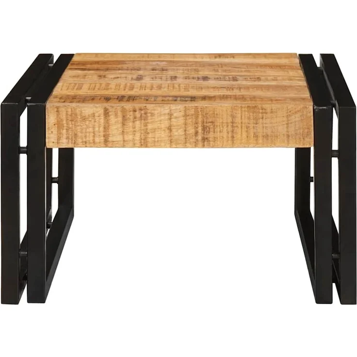 vidaXL Badregal Braun 40 x 50 x 23 cm Massives rohes Mangoholz 4102751 – Bild 4
