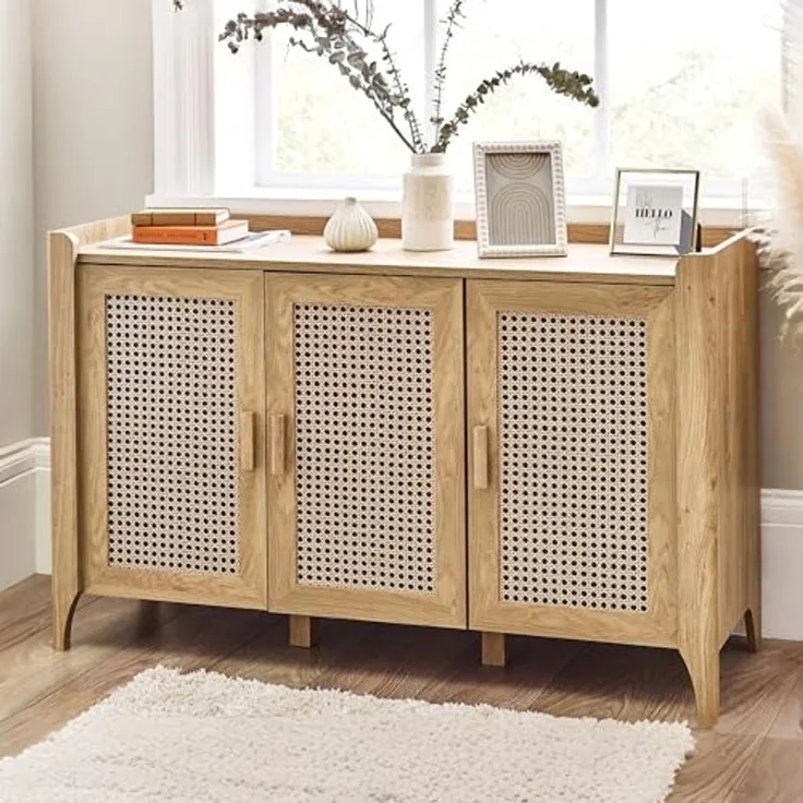 Julian Bowen Sydney 3-türiges Sideboard, Eiche, 75x120x41cm