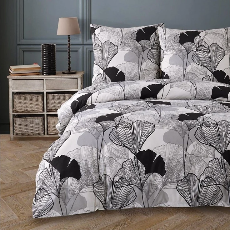 Buymax Bettwäsche Bettbezug-Set Ginco, Baumwollmischung, 2 teilig, Bettbezug-Set 155x220 cm Reißverschluss, 80% Baumwolle, 20% Polyester – Bild 5