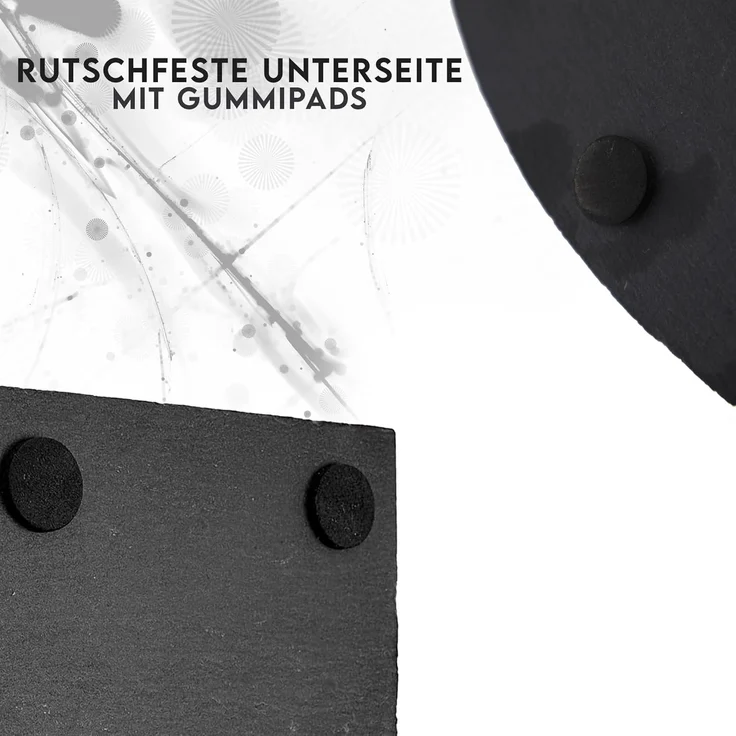 hausleben Servierplatte 2er Set Schieferplatten Tropfenform 24x15 cm, (1-tlg), aus Naturschiefer, ideal für Vorspeisen, Deko & Geschenk – Bild 5