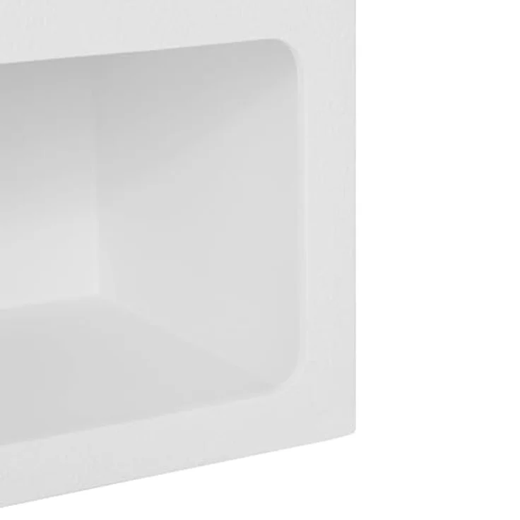 Atmosphera Createur d´interieur Wandregal Soleya, weiß, MDF, 30x55x40 cm, kompakt und montiert, für Wohnzimmer – Bild 3