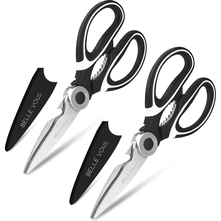 Belle Vous Geflügelschere Metall Küchenschere Set (2er-Pack) - 21cm, (2-tlg) – Bild 1