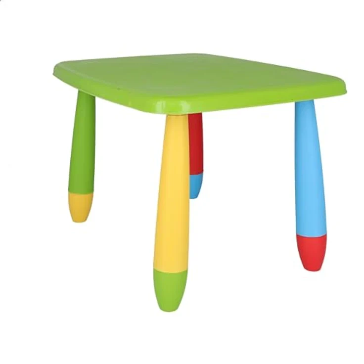 Mueblear 90046 Kindertisch, rechteckig, Kunststoff, Grün, 73 x 58 x 48 cm – Bild 5