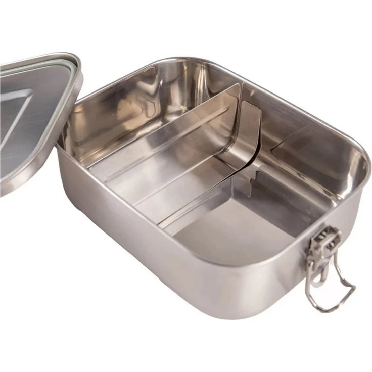 NATIONAL GEOGRAPHIC Lunchbox Brotdose Box Dose Lunch Box, Edelstahl, 16 x 12 x 5,5 cm Spühlmaschinenfest – Bild 2