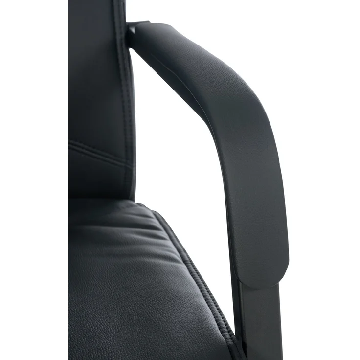 CLP Besucherstuhl XL Anubis mit Armlehne,schwarz/schwarz – Bild 6