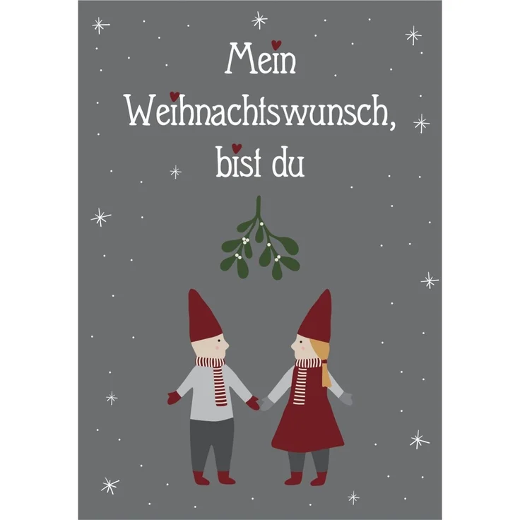 Wandschild Metallschild Schild "Mein Weihnachtswunsch bist du" Laursen 70161-00
