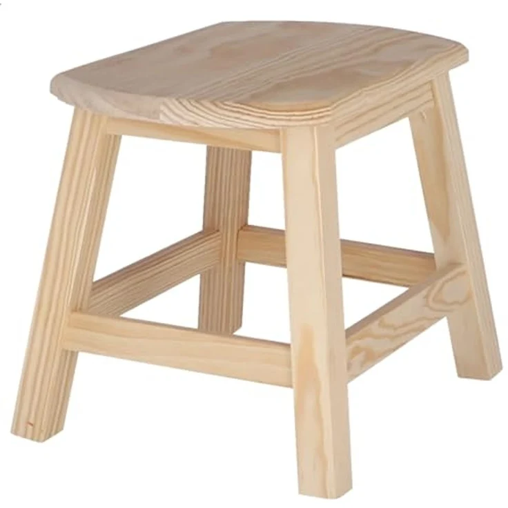 Aranaz Großer ovaler Hocker ohne Lack – Bild 5