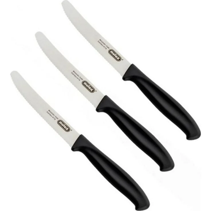 Mulex Messer-Set (Set, 3-tlg), extra scharferWellenschliff und ergonomischer Griff – Bild 3