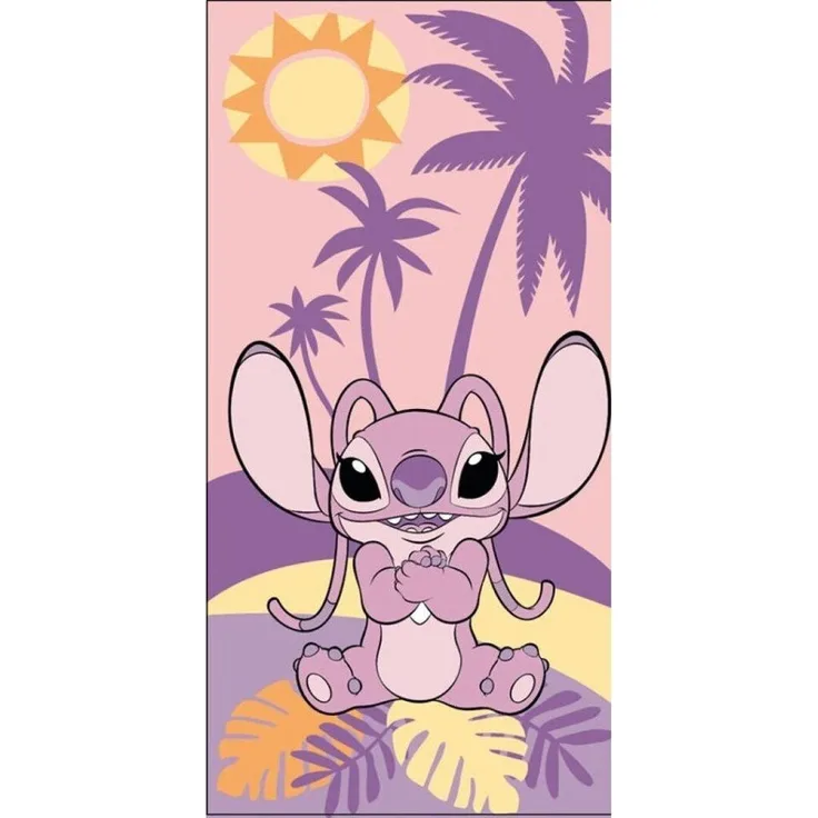 Lilo & Stitch Badetuch Lilo und Stitch Paradise Badetuch, Strandtuch 70x140cm, 100% Polyester (1-St), Schnelltrocknend