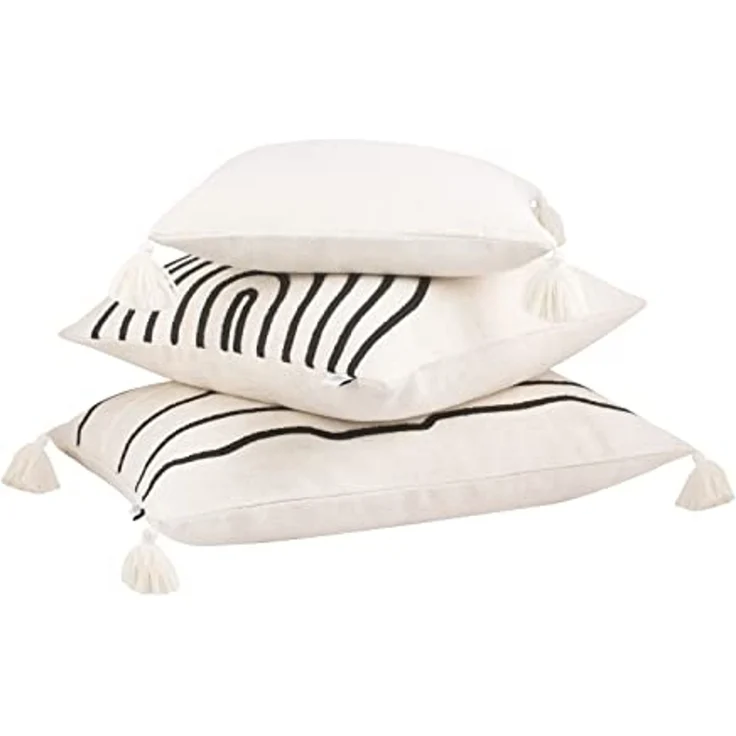 SCHÖNER WOHNEN-Kollektion Dekokissen Boho, mit Quasten, 45x45 cm – Bild 6