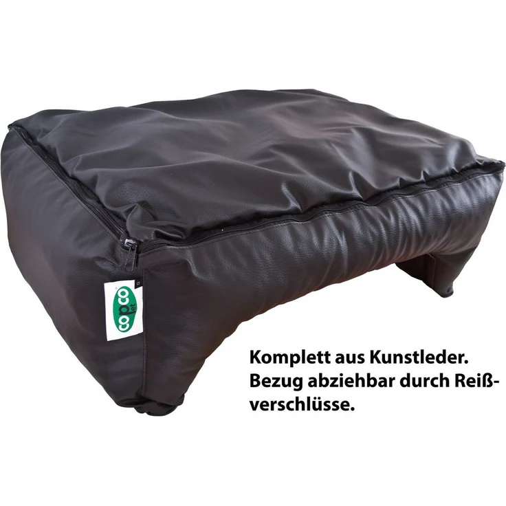 CopcoPet Tierbett Orthopädisches Hundebett / Wendebett Kleine bis Große Hunde, Kunstleder – Bild 1