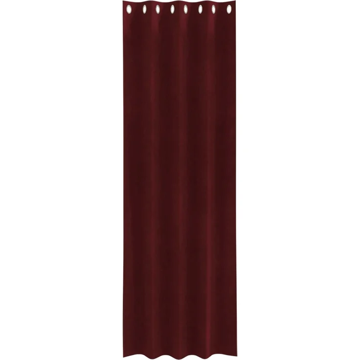 Verdunkelungsvorhänge 2 pcs | für Wohnzimmer & Schlafzimmer Weinrot 140 x 260 cm Samt – Bild 4