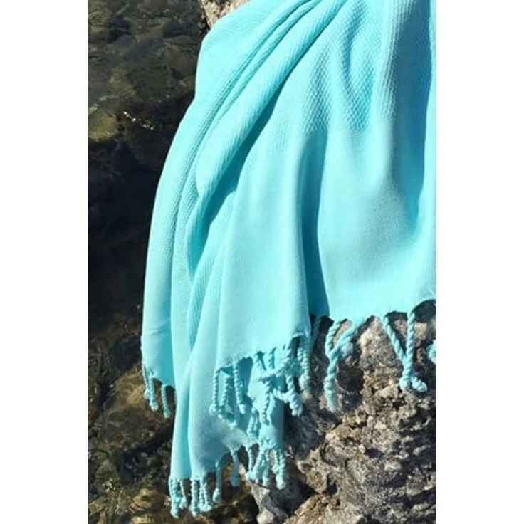 Mijolnir 'Taslanmis - Mint' Fouta (Strandtuch), Minze, 90 x 175 cm – Bild 2