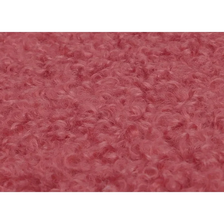 Lounge-Sessel HWC-O37, Cocktail-/Clubsessel Polstersessel Sessel, Stoff/Textil Bouclé (330g/m²) Metall MVG ~ purpur-rot – Bild 4