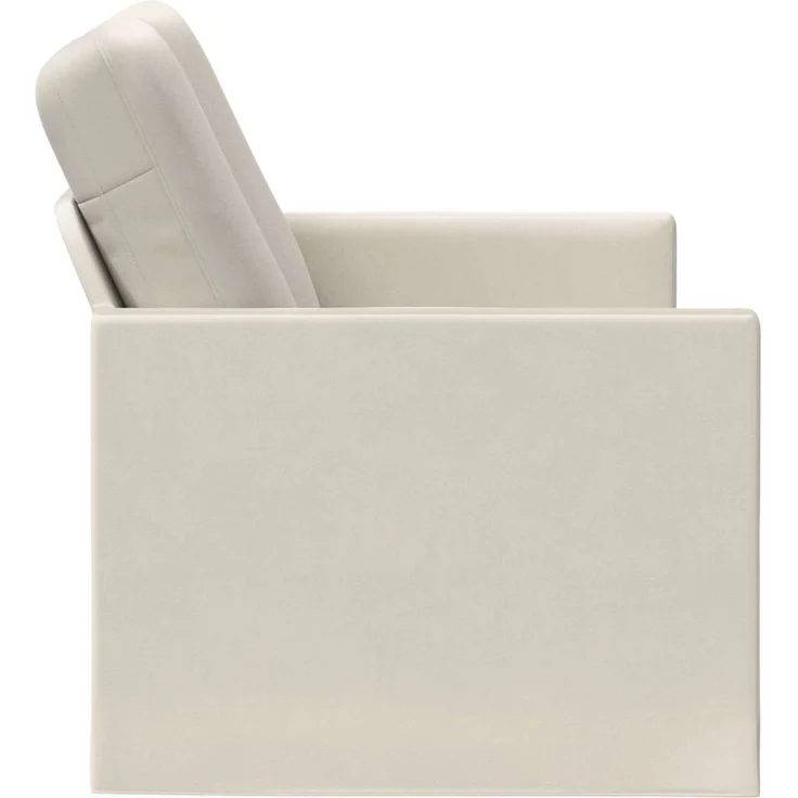 vidaXL 2-Sitzer Sofa Creme 130 x 81 x 82 cm Samt (V) 42041062 – Bild 3