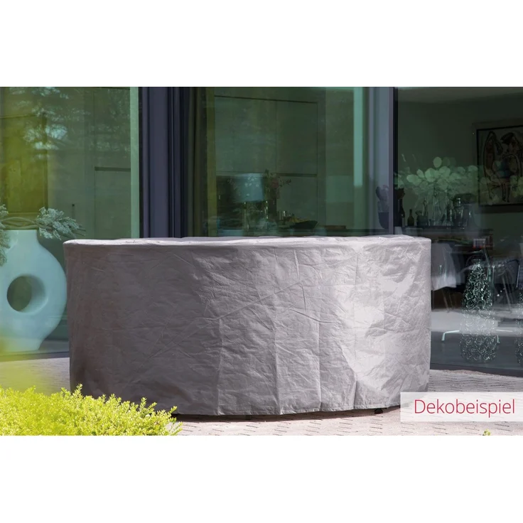 Schutzhülle Abdeckung für Esstischgruppe rund S Ø200x85 cm Gartenmöbel – Bild 2