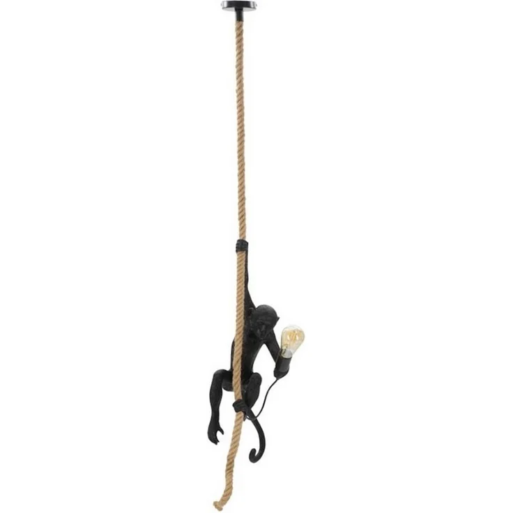 Mauro Ferretti Hängeleuchte Monkey Haengelampe Gold Resin Rope Glam Design – Bild 2