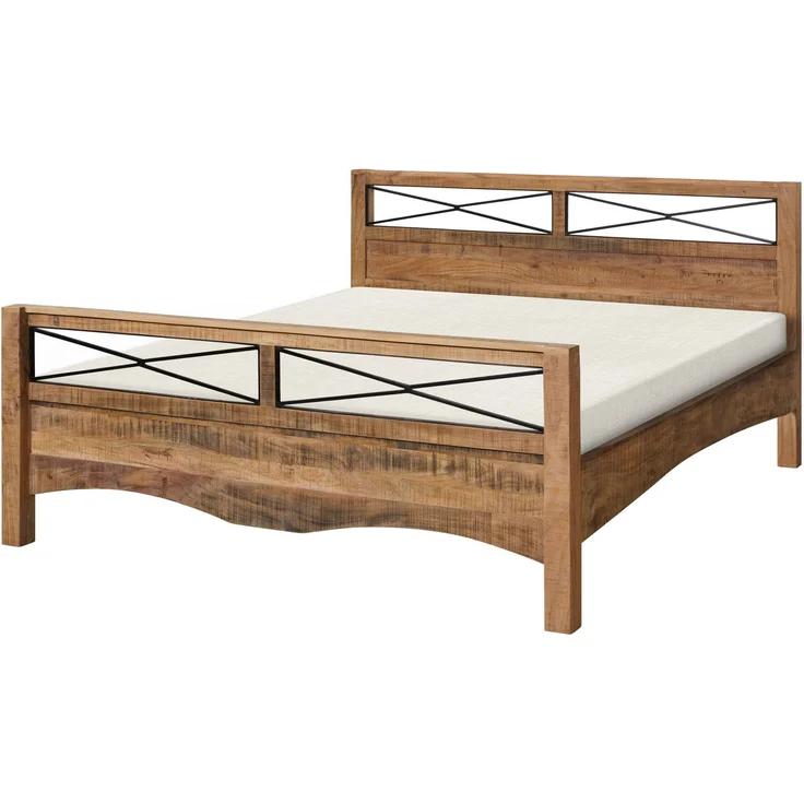 Bett Akazie 160x200x100 natur versiegelt NATURE OF SPIRIT #346 – Bild 1