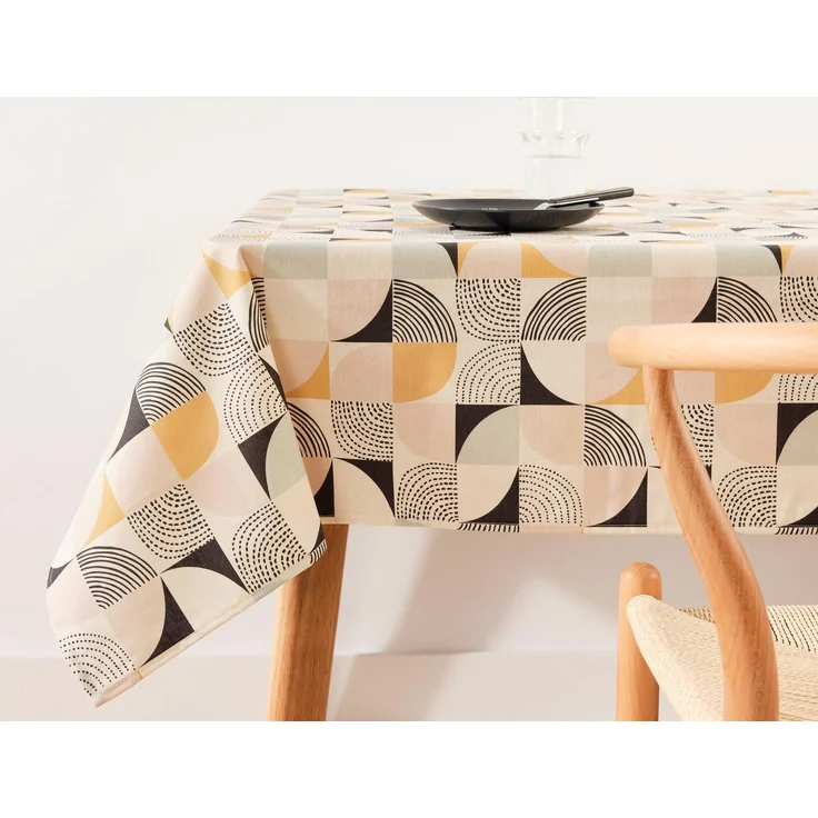 Belum Tischdecke, XL, 200x140 cm, schmutzabweisend, 100% Baumwolle, ohne Wachstuch, Tischdecke mit Baumwolle, wasserdichte Tischdecke, schmutzabweisend, flüssigkeitsabweisend – Bild 1