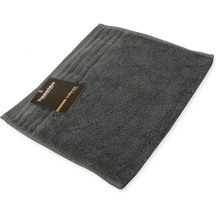 Traumschloss Gästehandtuch Premium-Line, Frottier (1-St), 100% amerikanische Supima Baumwolle mit 600g/m², Dunkelgrau