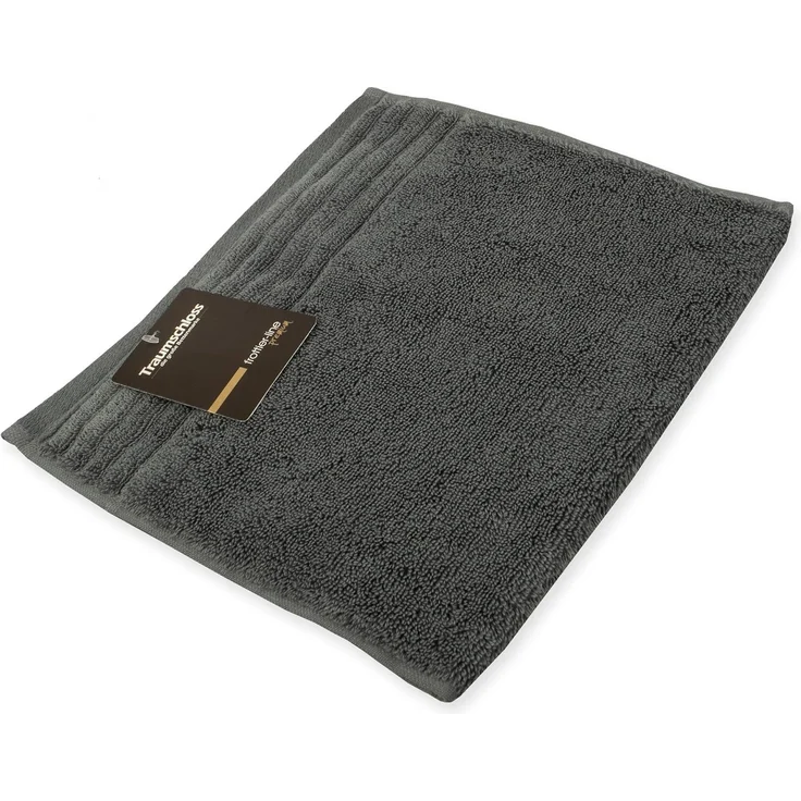 Traumschloss Gästehandtuch Premium-Line, Frottier (1-St), 100% amerikanische Supima Baumwolle mit 600g/m², Dunkelgrau – Bild 1
