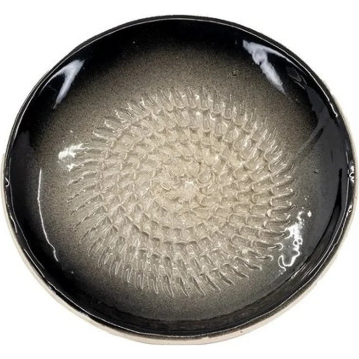 Kaladia Multireibe 812, Uni Schwarz, Keramik, Reibeteller Keramik einfarbig - Durchmesser ca. 12cm - Made in Spain – Bild 2