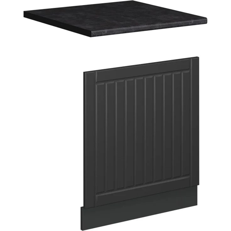 Frontblende Fame-Line Dunkelgrau 60 cm , AP Anthrazit Vicco – Bild 1