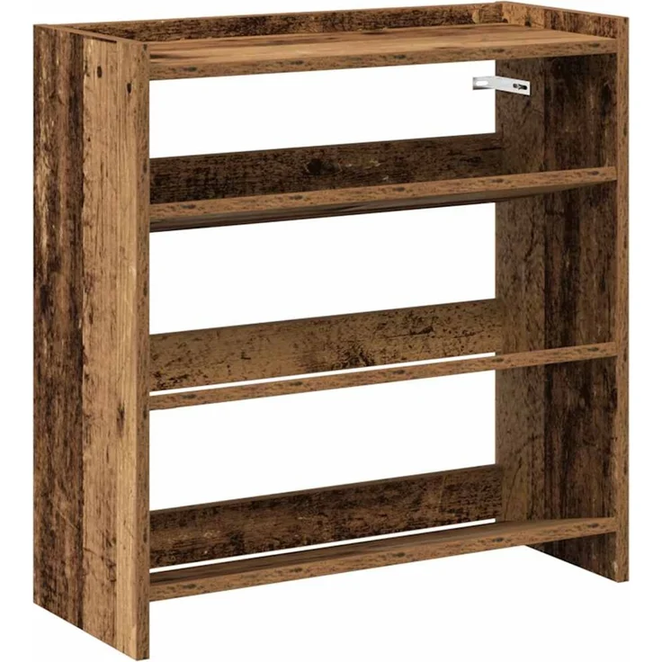 vidaXL Schuhregal Altholz-Optik 60x25x62 cm Holzwerkstoff 859894 – Bild 1