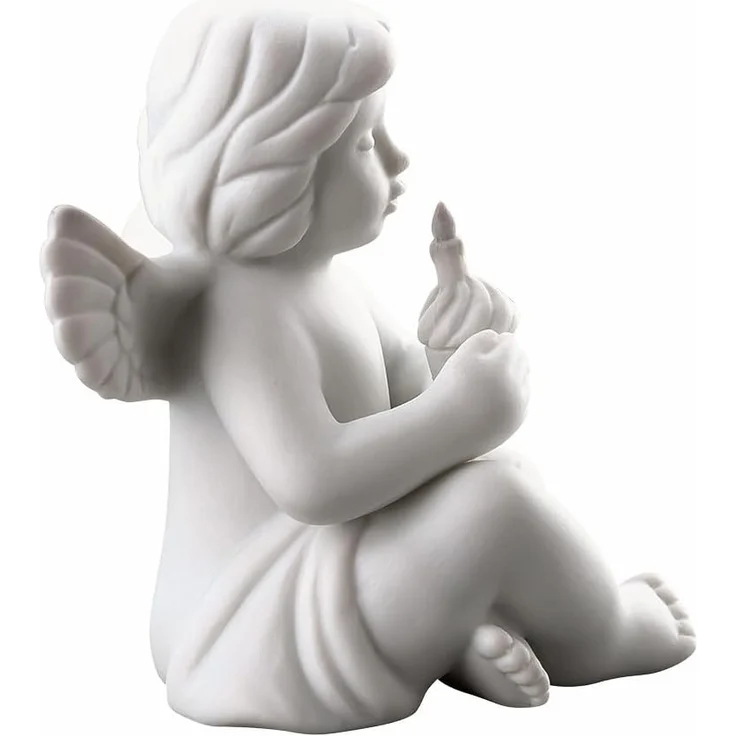 Rosenthal Selection Engel mit GebTagskuch. Klein Weiss Matt – Bild 5