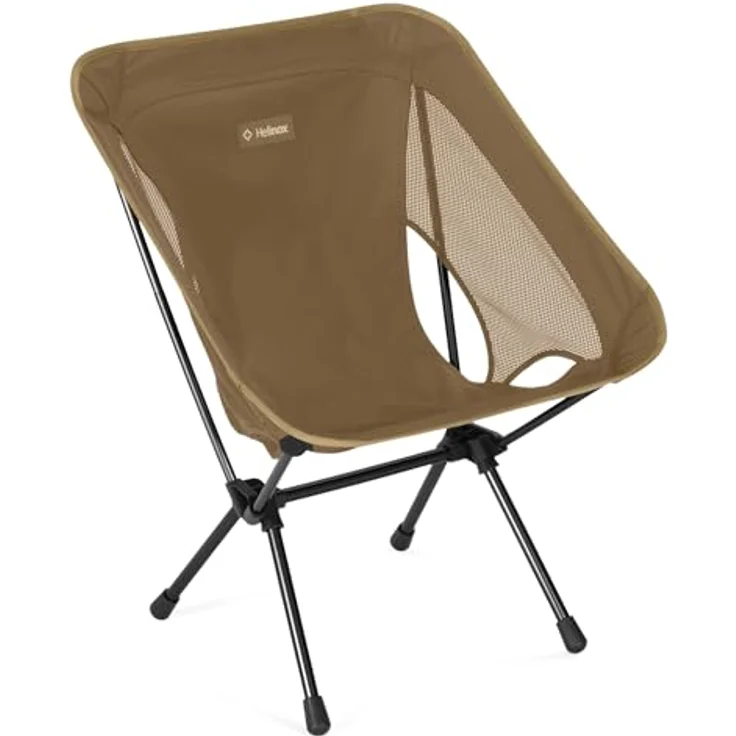 Helinox Chair One (re), Hochleistungs-Campingstuhl mit verbesserter Gewichtsverteilung, Coyote Tan – Bild 1