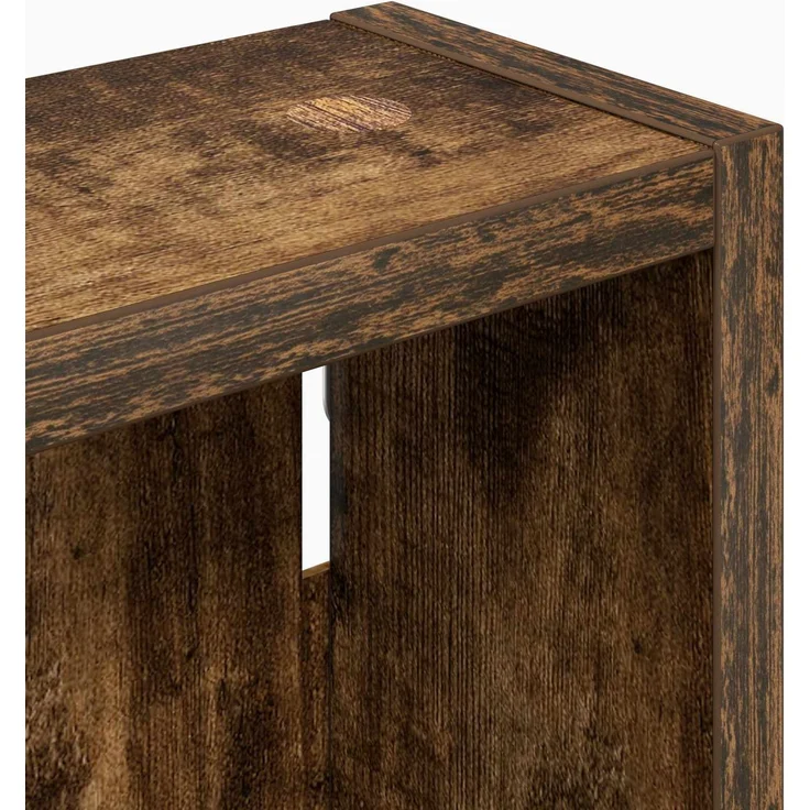 vidaXL Badezimmer-Wandschrank Geräucherte Eiche 20 x 10 x 60,5 cm 889291 – Bild 9