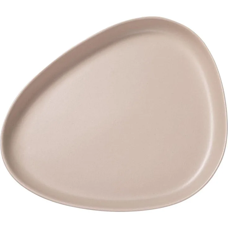 Stoneware Servierplatte Servierteller Fleischplatte Steingut 1 Stück LindDNA sand