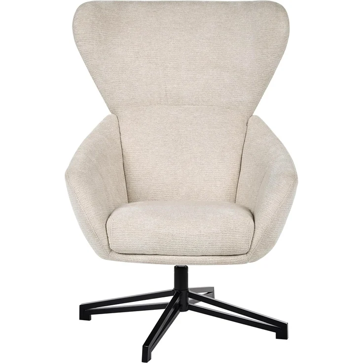 Drehsessel DALEN Stoff Hellbeige – Bild 4